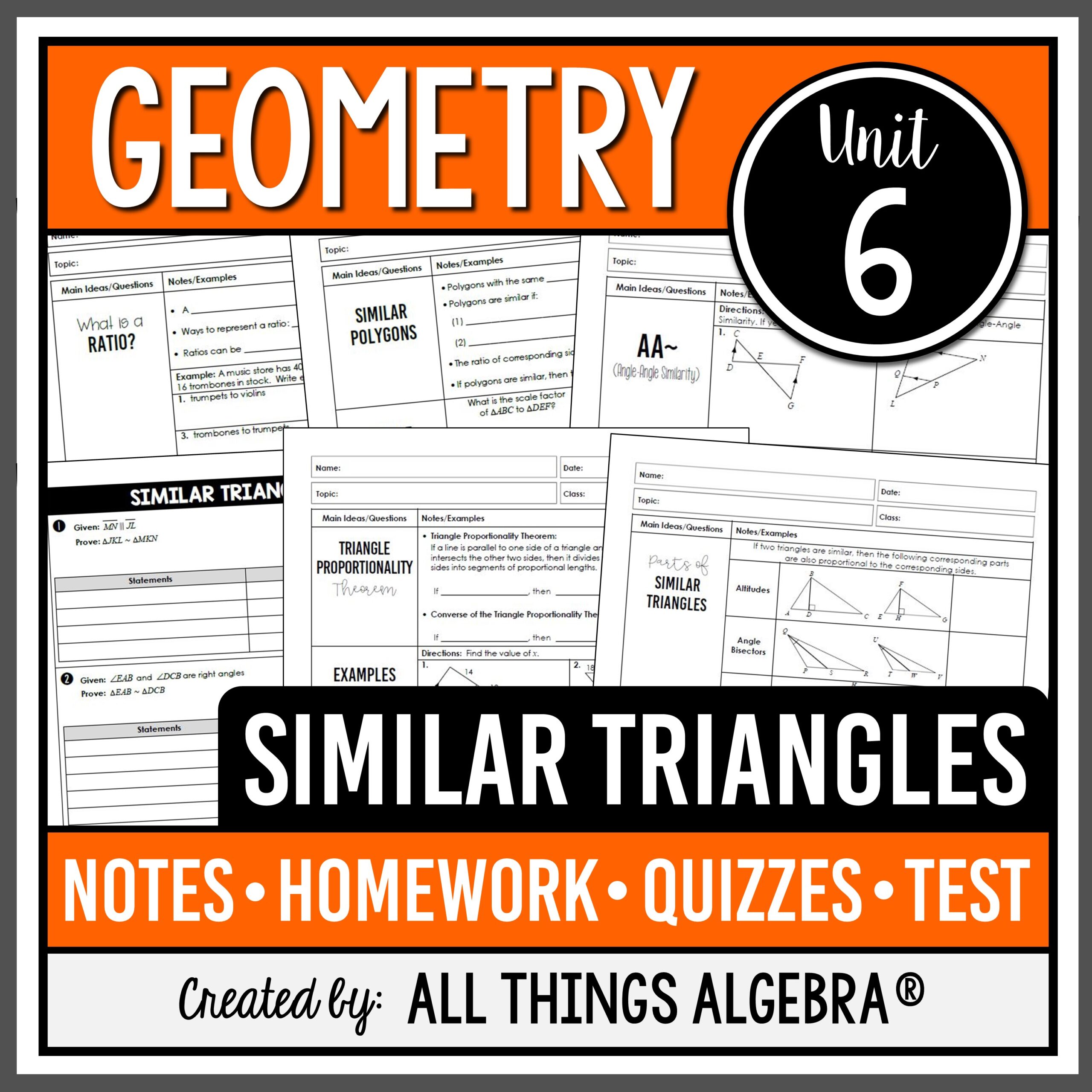 unit 6 geometry homework 5 triangles answer key