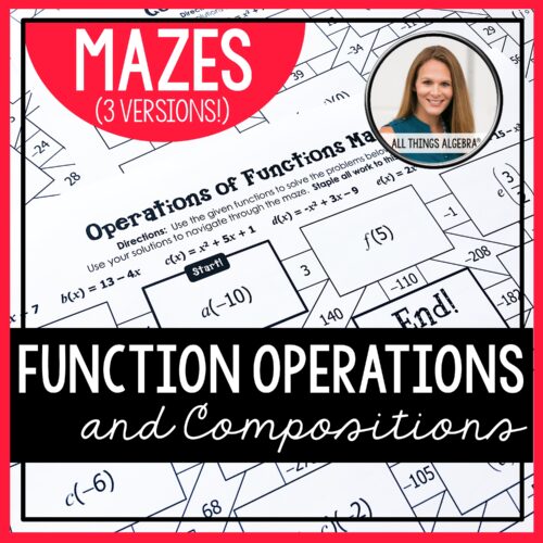 Function Operations & Compositions Mazes