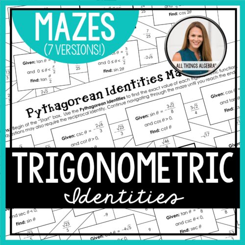 Trigonometric<br> Identities Mazes