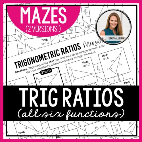 Trigonometric Ratios (all six functions) Mazes