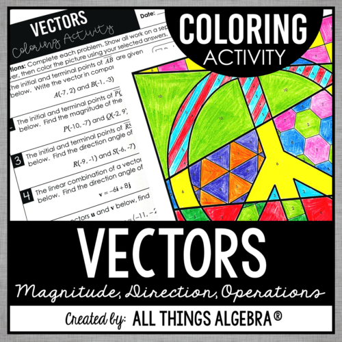 Vectors Coloring Activity