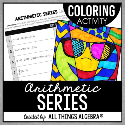 Arithmetic Series Coloring Activity