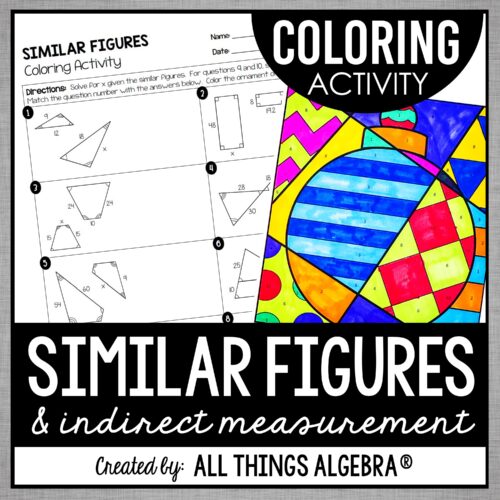 Similar Figures Coloring Activity