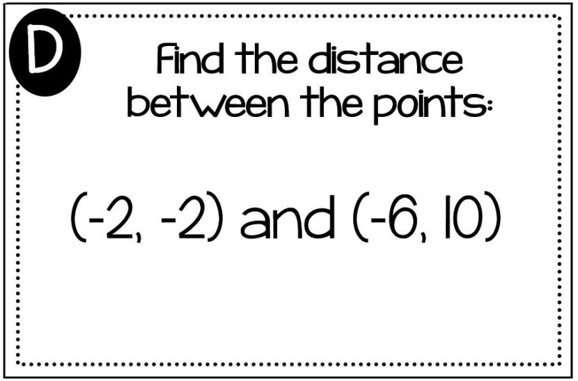 Distance Formula Triples Activity - All Things Algebra®