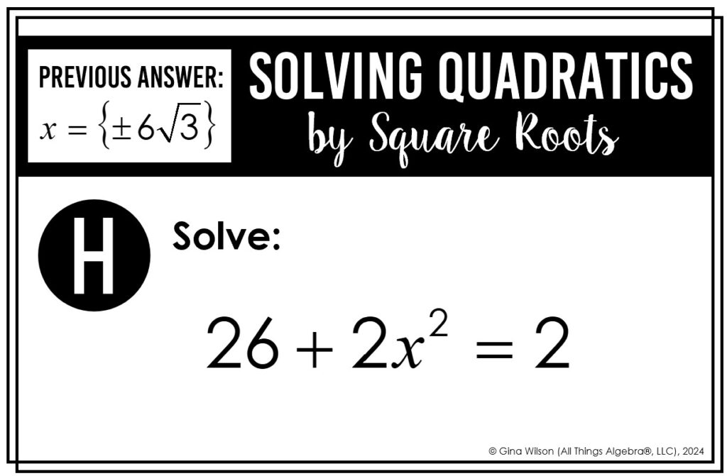 Solving Quadratics By Square Roots Rational Irrational Solutions Solving quadratics by square roots rational irrational solutions