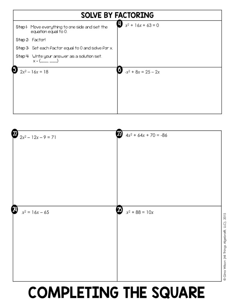 Graphing & Solving Quadratic Equations (with Complex Solutions) Flip ...