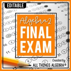 Algebra 2 Final Exam