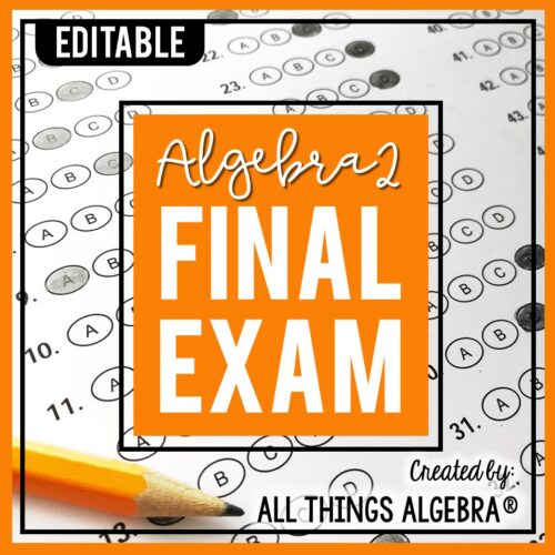 Algebra 2 Final Exam