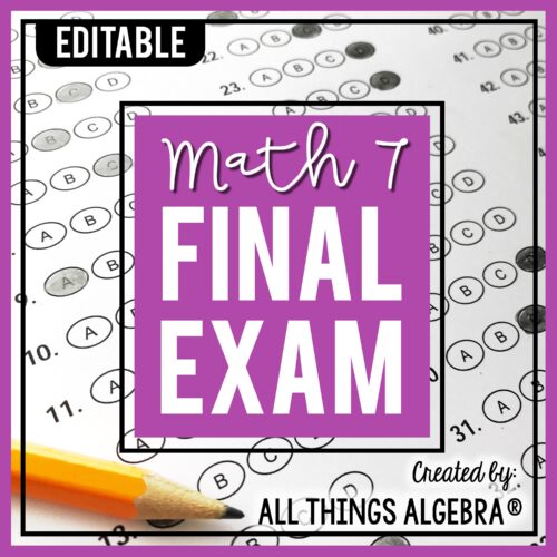 Math 7 Final Exam