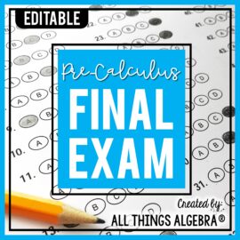 Pre-Calculus Final Exam